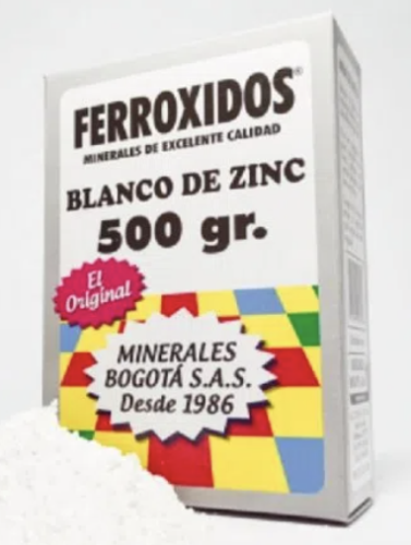 MINERAL BLANCO DE ZINC FERROXIDOS