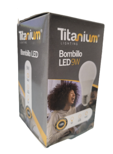 BOMBILLO LED 9W TITANIUM