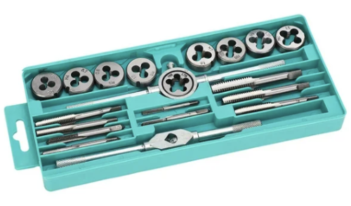 SET DE TARRAJAS Y MACHUELOS FINO ESTUCHE X 20 PCS