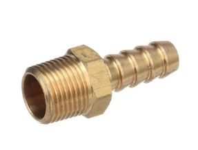 RACOR BRONCE MACHO PARA GAS DE 3/8 X 3/8