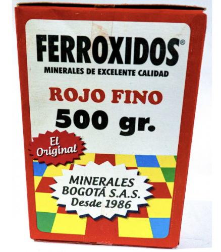 MINERAL ROJO FERROXIDOS