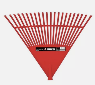 ESCOBILLA PLASTICA ROJA BELLOTA