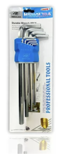 SET LLAVE BRISTOL 9PCS LARGA