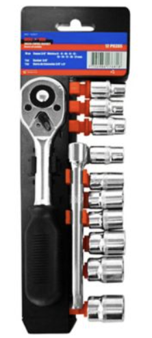 SET DE RATCHET Y COPAS FINO X 20 PCS