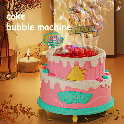birthday cake bubble machine
