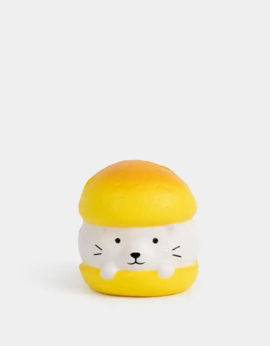 Perrito Blanco de espuma para apretar
