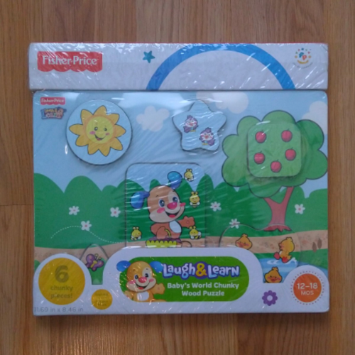 Laugh & Learn Baby's World Chunky Wood Puzzle
