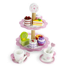 Torre de postres de madera (Dessert Tower)
