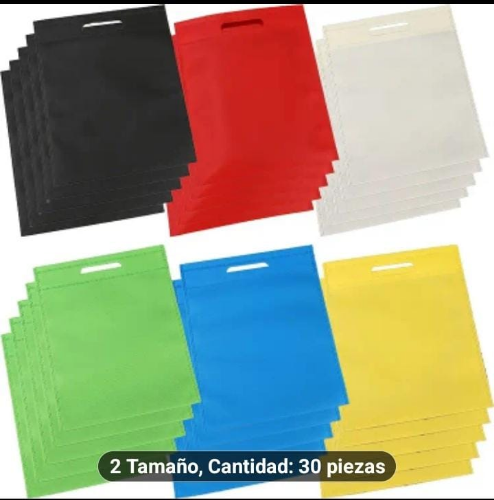 Bolsa 30x40 De tela multicolor no tegida