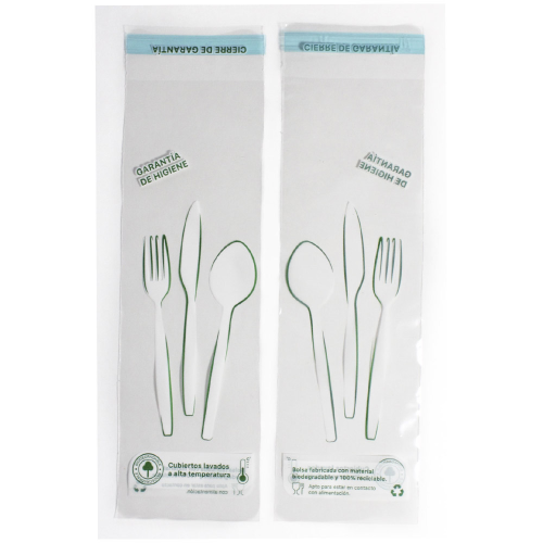 Bolsa para Cubierto Plastica x 100 und