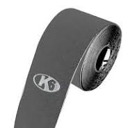 Cinta deportiva kinesiológica elástica K6 gris