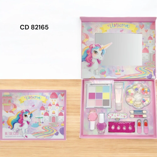 KIT DE MAQUILLAJE INFANTIL UNICORNIO