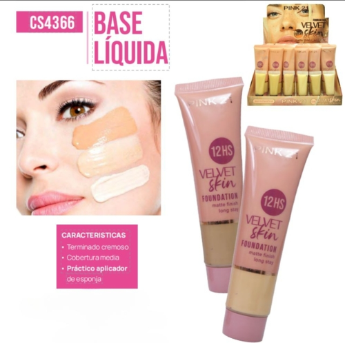 base liquida velvet pink21