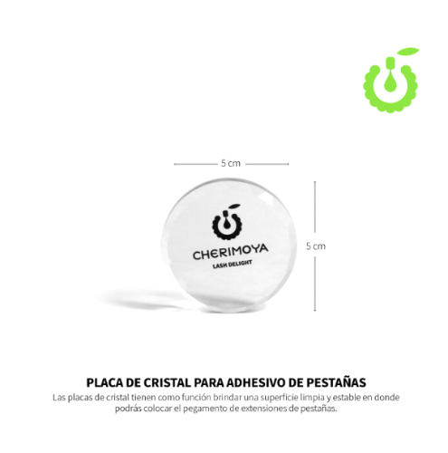Placa de Vidrio p/ Pegamento
