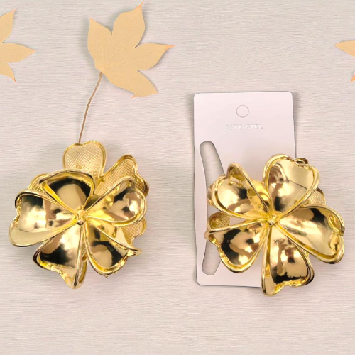 BROCHE DE PELO METAL DORADO CITY GIRL
