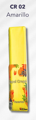 Papel Crepe Amarillo Bandera P*10