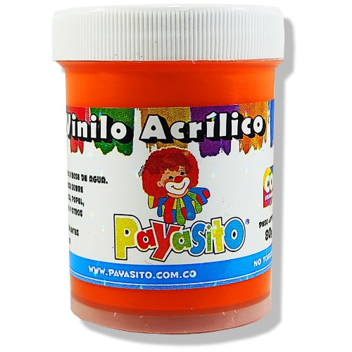 Vinilo 80g Payasito Naranja