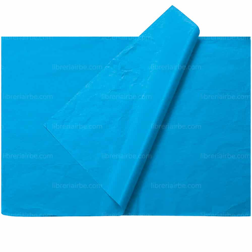 Papel Seda Pliego Aguamarina Mano * 25