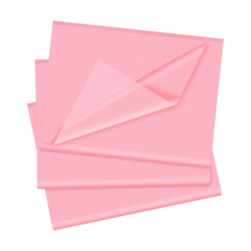 Papel Seda Pliego Rosado Pastel Mano * 25