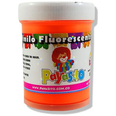 Vinilo 80g Payasito Naranja Fluorescente P*6