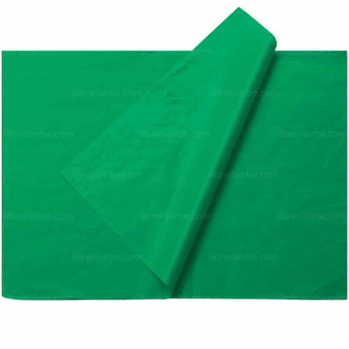 Papel Seda Pliego Verde Pasto Mano * 25
