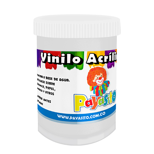 Vinilo 80g Payasito Blanco P*6