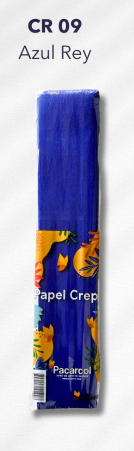 Papel Crepe Azul Rey P*10
