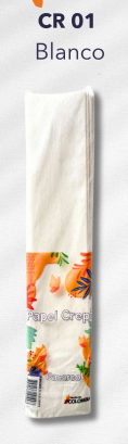 Papel Crepe Blanco P*10