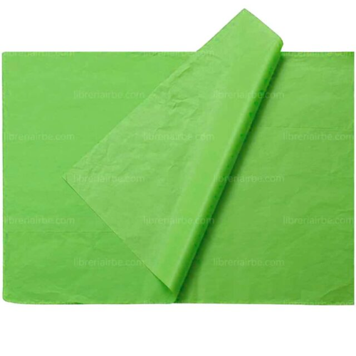 Papel Seda Pliego Verde Billar Mano * 25