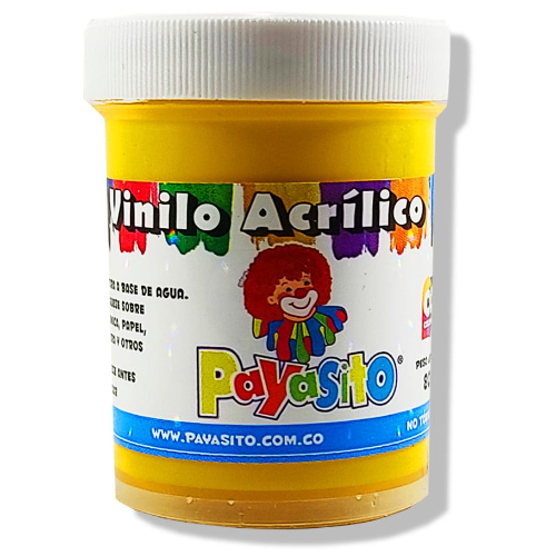 Vinilo 80g Payasito Amarillo P*6