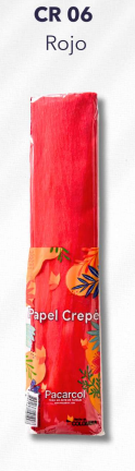 Papel Crepe Rojo P*10