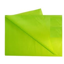 Papel Seda Pliego Verde Fantasía Mano * 25