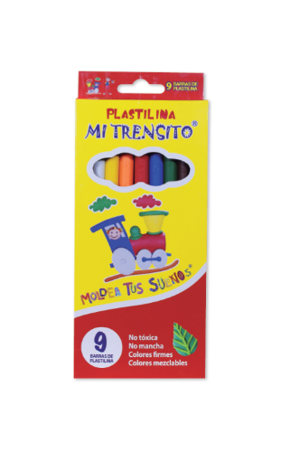 Plastilina Trensito Mediana C*10