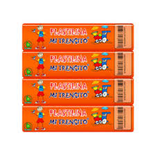 Plastilina Trensito Barra Naraja P*12