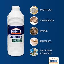 COLA BR P/MAD 1KG CASCOREZ UNIV CASCOLA