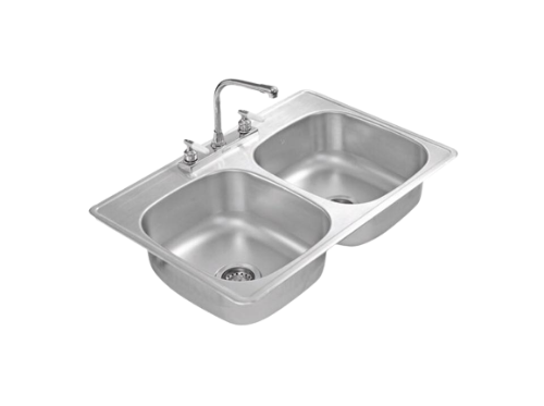 LAVATRASTO EKO 2 PILAS 33X22X6' C /ACCESORIOS