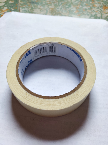 MASKING TAPE 1"X30YD GRAL ABRO C/COD BARRA
