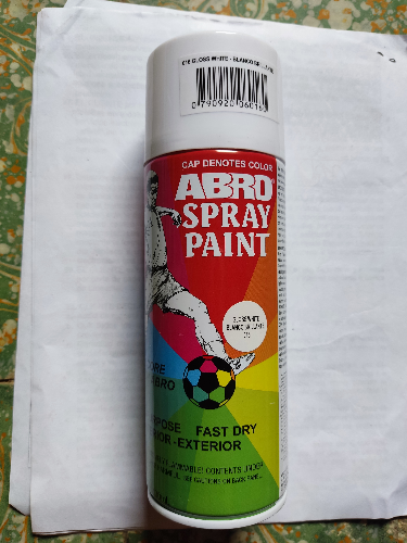 PINTURA SPRAY BLANCO BRILLANTE ABRO 016