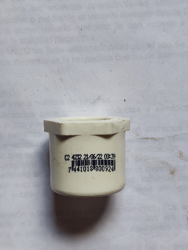 REDUCTOR PVC 1"X1/2" S/R INYECTAB