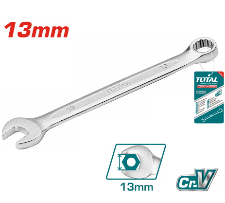 LLAVE INGLESA MIXTA 13MM  IND TOTAL TCSPA131