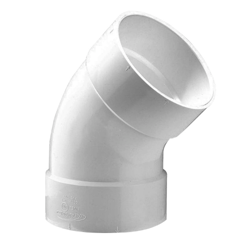 CODO PVC 2"X45 P/DRENAJE INYECTABLE