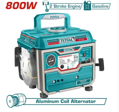 GENERADOR ELECTRICO 800W 2HP 2T TOTAL TP18001
