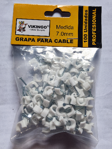 GRAPA AISLANTE P/ELECT 7MM 100PC CCC7