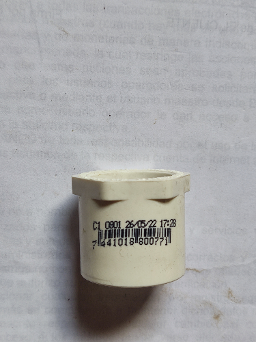 REDUCTOR PVC 1"X3/4" S/R INYECTAB