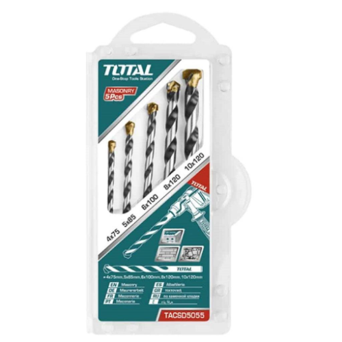 BROCA DE CONCRETO SET-5PC TOTAL UTACSD5055