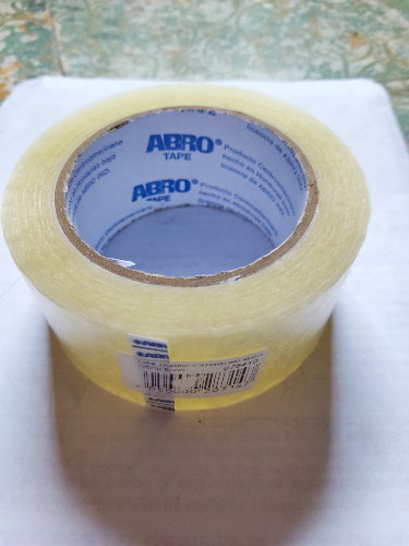 TAPE TRANSP 2"X110YD IND ABRO C/COD BARRA