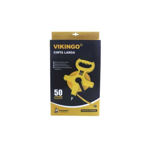 CINTA METRICA 50MT VIKINGO F/VID T/CRUZ LT-50