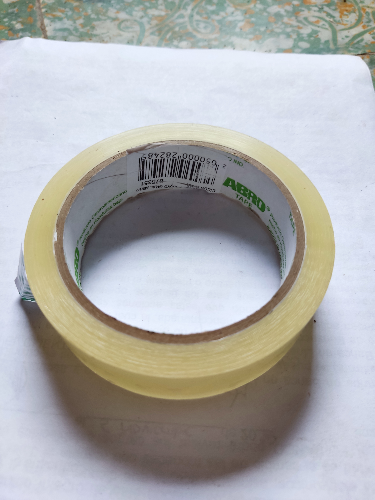 TAPE TRANSP 1"X72YD IND ABRO C/COD BARRA