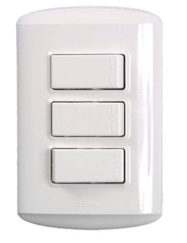 SWITCH TRIPLE 16A WADFOW WSWB931A BLANCO