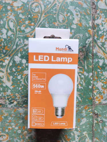 BOMBILLO LEO 7W E27 6500K MUND A60 BLCO